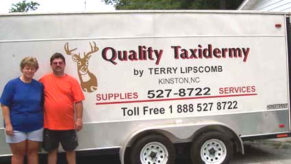 Quality Taxidermy Supply trailer